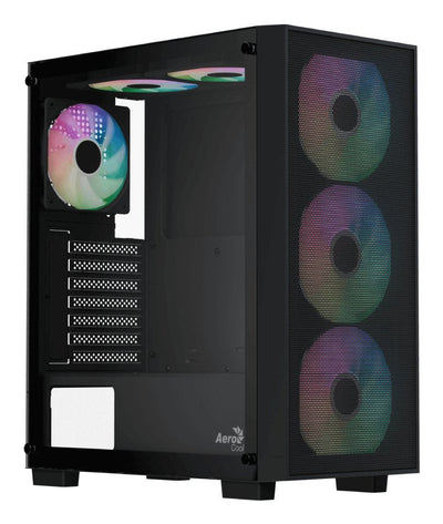 Aerocool Box ATX B509A Flow ARGB Glass Tempered Black — image 1