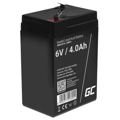 Green Cell AGM15 Battery Sistema UPS Sealed Lead Acid (vrla) 6V 4AH — image 1