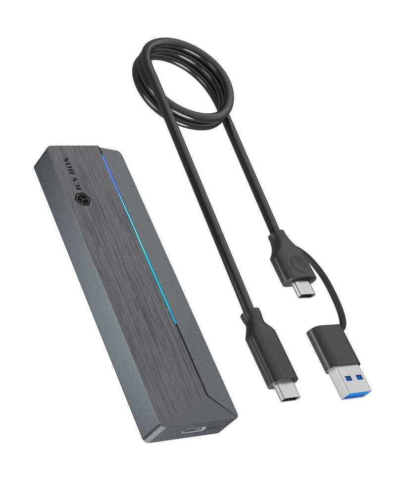 Icy Box Box SSD IB-1826MCL-CU31 External Enclosure SSD (SSD) Grey M.2