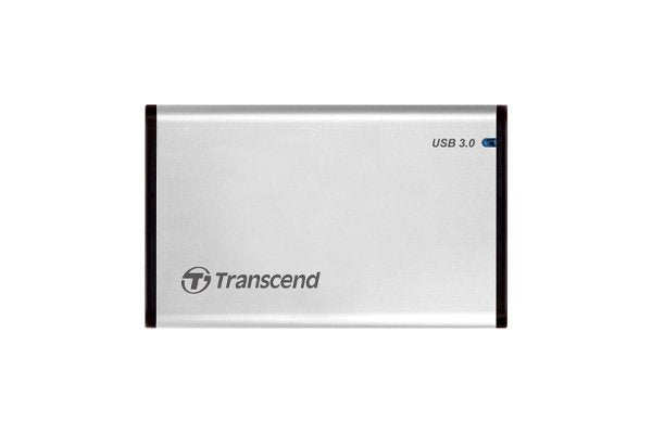 Transcend External Enclosure Silver USB 2.5\1 3.0