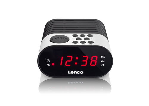 Lenco CR-07 Radio Watch Black White — image 1