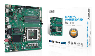 ASUS Motherboard Pro H610T-CSM INTEL,1700,DDR5,TMITX — image 1
