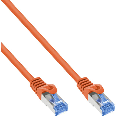 Inline® Patch Cable CAT.6A, S/FTP, Tpe (lszh), Cca, Orange, 1M — image 1