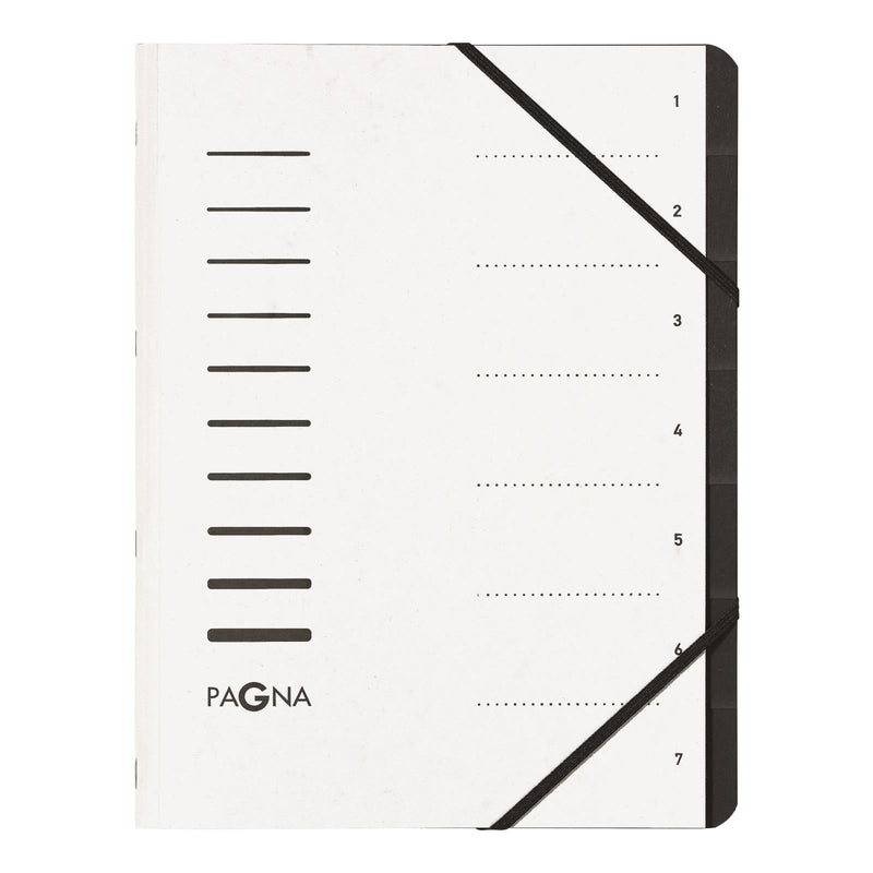 Pagna Folder Organizadora 7 Compartimentos 1-7 White