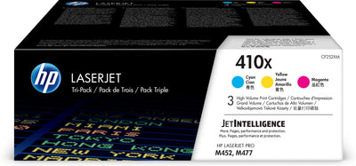 HP Genuine Toner 410X XL High Capacity Multipack Cyan Magenta Yellow — image 1