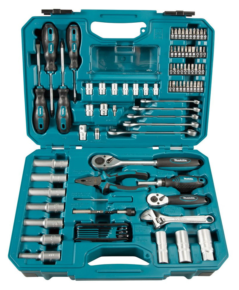 Makita Set Of Tools E-08458, 1/2, 1/4 And 3/8 E-08458