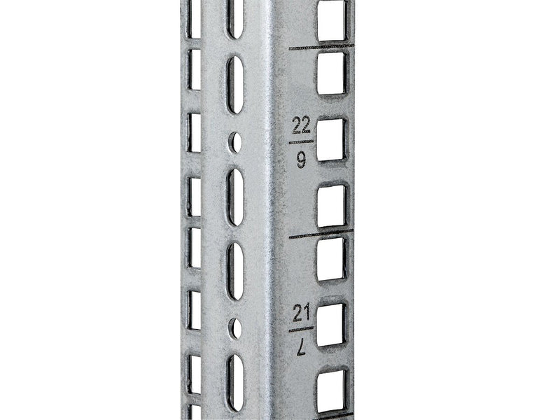 Carril Vertical Perfilado 12U Rack 19 Triton RAX-VL-X12-X1, Metal Silver 545,4MM
