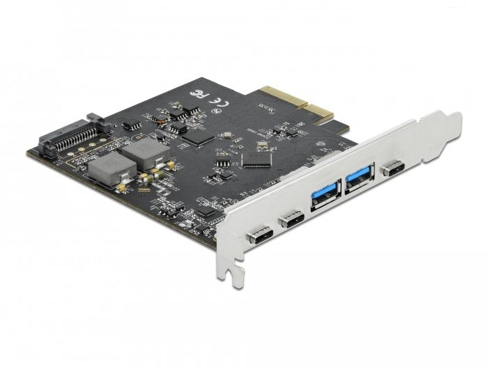 Delock Card Pci Express X4 a 3 X USB Type-c + 2 X USB Typ-a