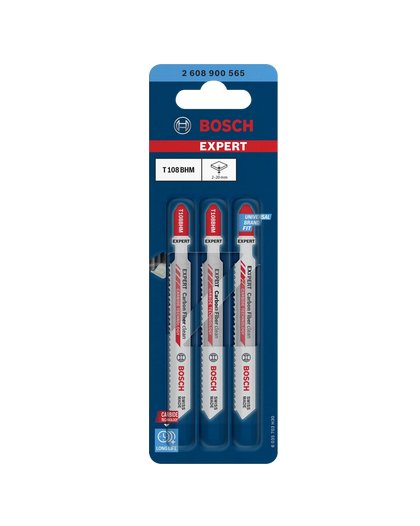 Bosch Hoja Saw Professional Expert Calar Carburo T 108 Bhm 'carbon Fiber Clean' 3 Pieces 2608900565 — image 1