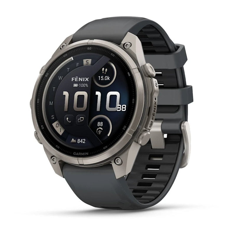 Garmin Fenix 9 Pro Inreach LTE 47MM Titanio With Strap Silicone Grey