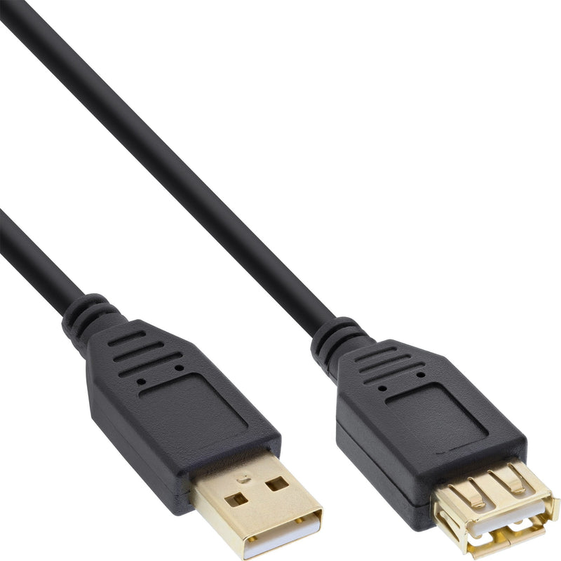 Inline Cable Extensión USB 2.0 Type a Male a Female Black 5M