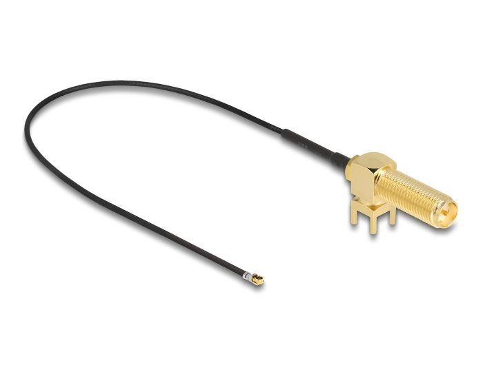 Delock 12033 Antenna Cable Rp-sma 90° Pcb Mampara Female a I-pex Inc., Mhf® 4L Male 1.13 25CM Length Hilo 15MM