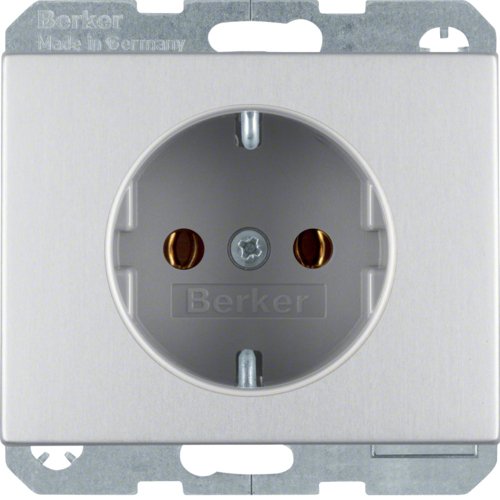 Berker 47157003 Socket Power Schuko K.5 Alu