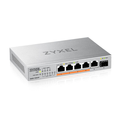 Zyxel Switch XMG-105 5 Port 10 2,5G Multigig PoE + Unmanaged — image 1