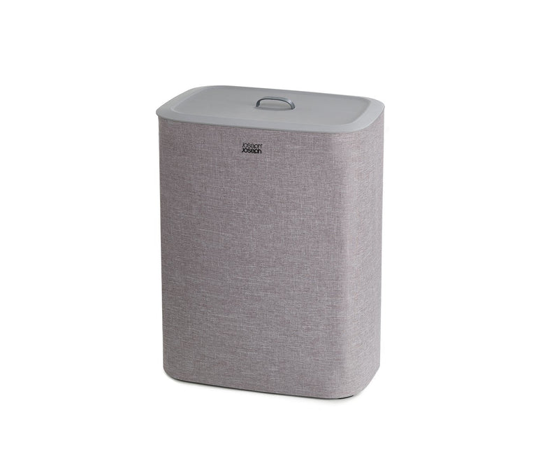 Joseph 50003 Cesto Ropa 90 L Rectangular Algodón, Poliéster Grey