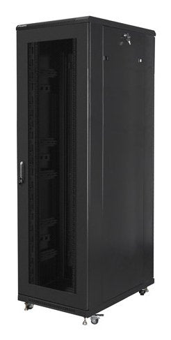 Lanberg FF01-8042-23B Rack Gabinete 19 Independiente 42U / 800X1000 Paquete Flat Autoarmable With Door Mesh Bl — image 1