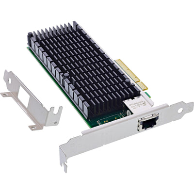 Inline® 10-Gigabit Network Card, 1x RJ45 10GB/S, PCIE X8, Incl. Lp Bracket — image 1