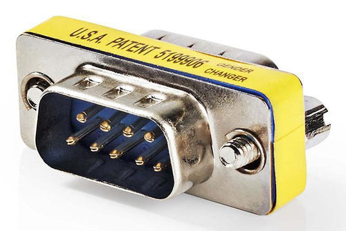 Nedis Serieller Adapter - Adapter D-sub 9-PIN Connector Male D-sub 9-PIN Connector Male Vernickelt Metall Box — image 1