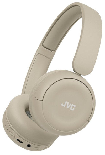 JVC Headphones HA-S59W Wireless And Alámbrico Diadema Música/Uso Diario USB Type-c Bluetooth Beige — image 1