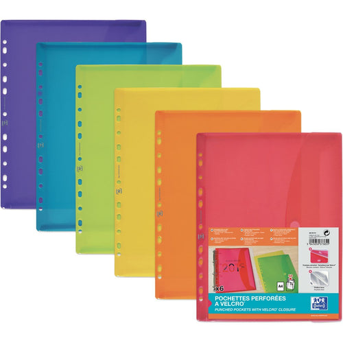 Oxford Folders Documentos A4, Closure Velcro, 6 Units — image 1