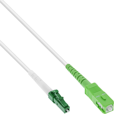 Inline Cable Símplex Fibre Optic , Ftth, Lc/Apc 8° a Sc/Apc 8°, 9/125 ?m, OS2, 50M — image 1