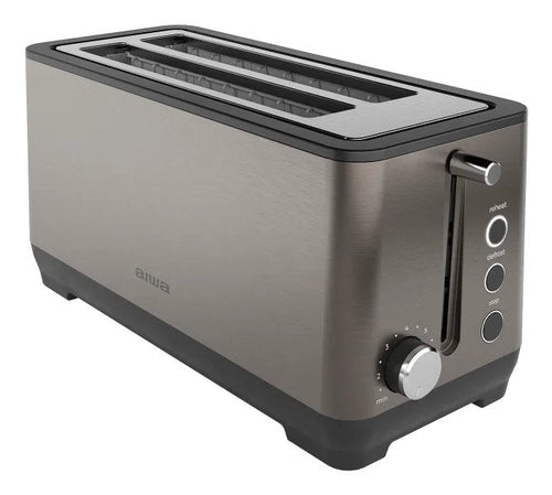 Aiwa Toaster Kofotatsu 2 Ranuras 1600W 7 Niveles Steel Inoxidable Tray Migas — image 1