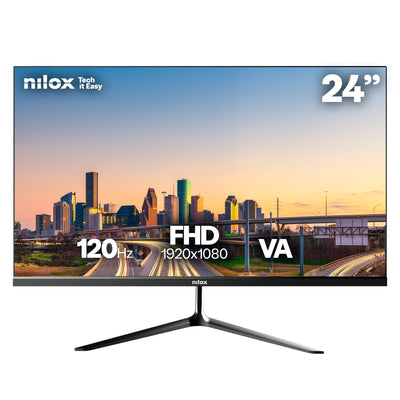 Nilox Monitor 24 HDMI VGA NXM24FHD1203 VA FHD 120HZ 4MS 250CD/Mâ² VESA 75X75 — image 1