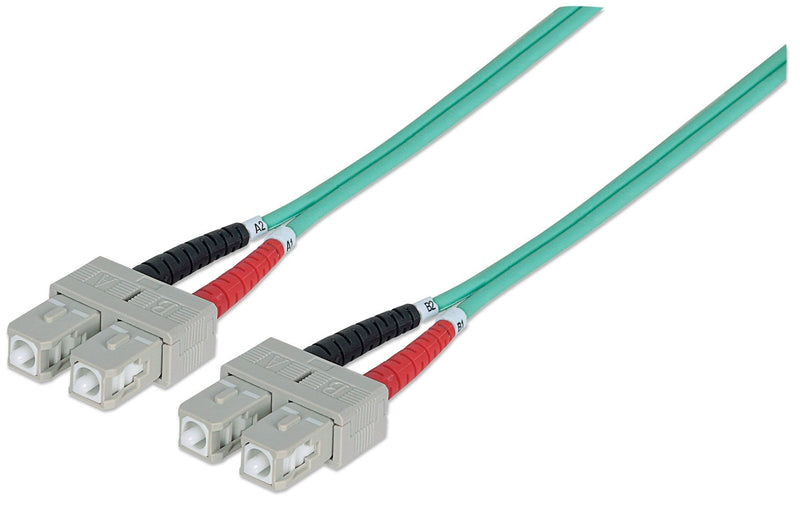 Intellinet 750844 Cable Fibre Optic 5M OM3 Sc Aqua