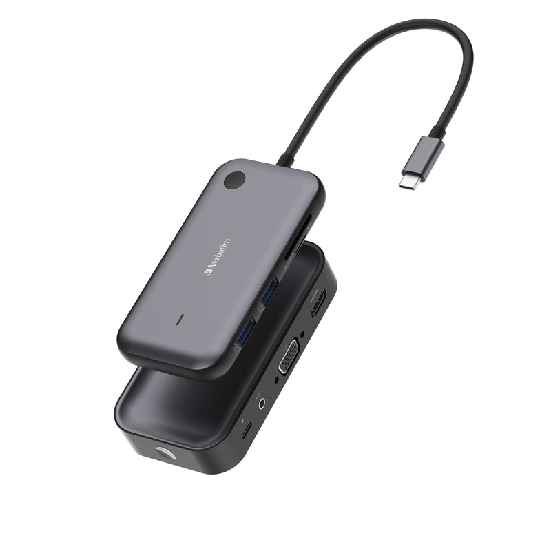 Verbatim Adapter Screen Wireless USB Type-c Share My Screen 1080P WDA-01 1x HDMI 1x USB 1x USB Type-c Grey And