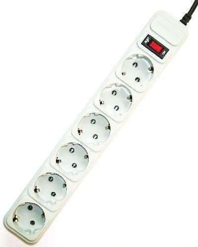 Gembird Power Strip 6 Plugs 3M