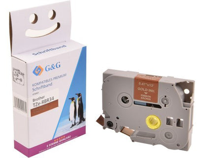 G&g Seiden Tape Labeller Compatible With Brother TZE-R34P — image 1