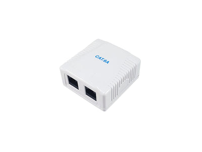 Equip Box Of Surface CAT.6A 2 Ports 2x RJ45 UTP — image 1