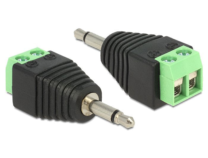 Delock Adaptador Stereo Jack 3.5MM Terminal Block 2 Pin