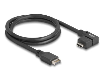 Delock 85759 USB Cable 10Gbps Key Tipo- And a 20 Pines Male a USB Type-c™ Female Sesgado 70CM — image 1