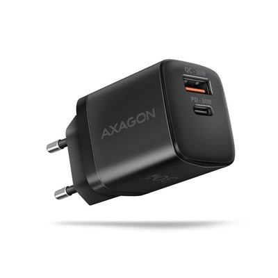 Axagon ACU-PQ30, Pd&qc Wall Charger 30W Black — image 1