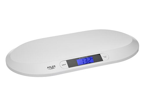 Adler Ad 8139 Balanza Kids Weight Máximo Capacity 20KG, Precisiion 10G, White