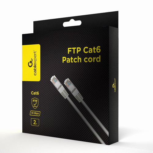 Gembird Network Cable FTP CAT.6 2M Grey PPB6-2M — image 1