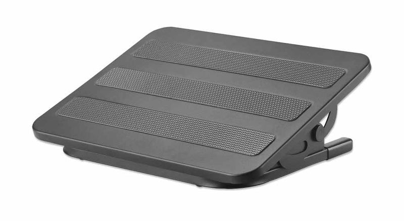 Manhattan Ergonomic Adjustable Footrest Under-desk Comfort And Productivity Enhancer 300 X 380MM 12 X 15IN. Ru
