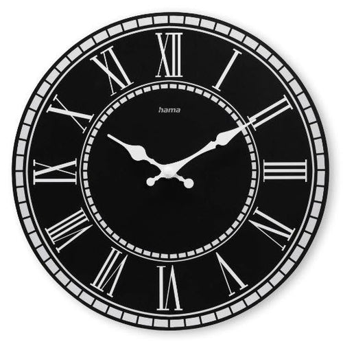 Hama Rab Watch Wall Analogico - Cuarzo - Quiet - Mdf - Funciona With 1 Battery Aa - 30X2CM - Black — image 1