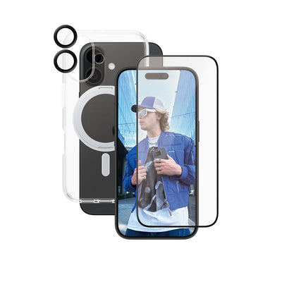 Panzerglass Care™ By ® 3-IN-1 Ceramic Bundle Iphone 16 Case For Apple - Iphone 16 Transparent — image 1