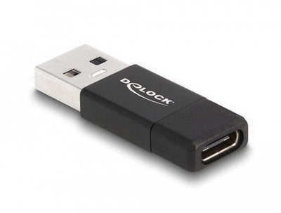 Delock Adapter USB 3.2 Gen 2 USB Tipo-a Male a USB Type-c™ Female Black — image 1