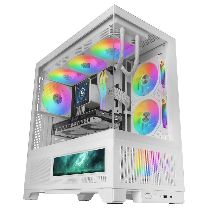 Mars Gaming Box Semitorre ATX Mc-lcdx White