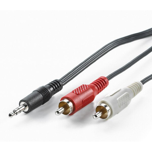 Value Cable Audio 11.99.4345 5M 2 X Rca 3,5MM Black
