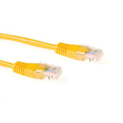 Yellow 3 Meter U UTP CAT.6 Patch Cable With RJ45 Connectors — image 1