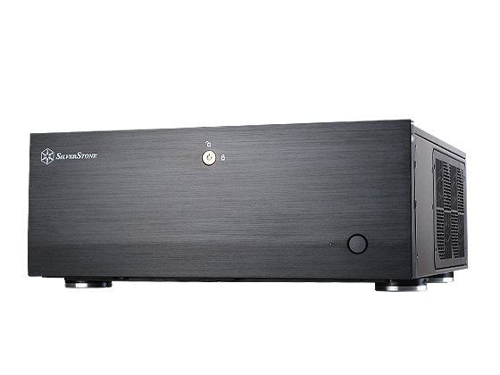 Silverstone PC Case Computer Case SST-GD07B Grandia Htpc Atx, Black