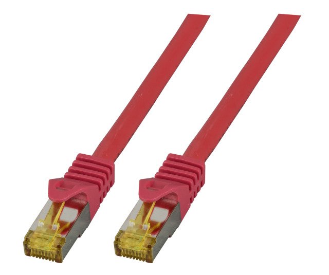 Efb RJ45 Network Cable S FTP, CAT.6A, Lszh, CAT.7 ROHK.,15M, Red