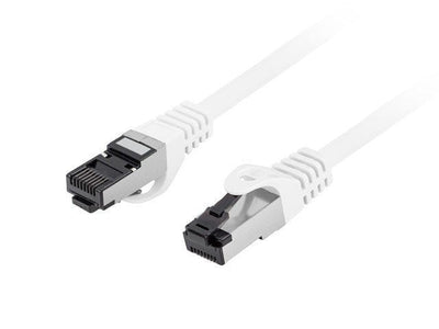 Lanberg Network Cable CAT.8 1 S FTP Lszh Cu 0.25M White Fluke Passed — image 1