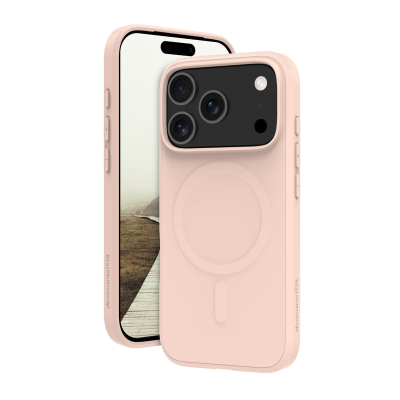 DBRAMANTE1928 Greenland Pro Housing Rear Phone Mobile Phone Compatibilidad With Magsafe Plastic Arena Pink App