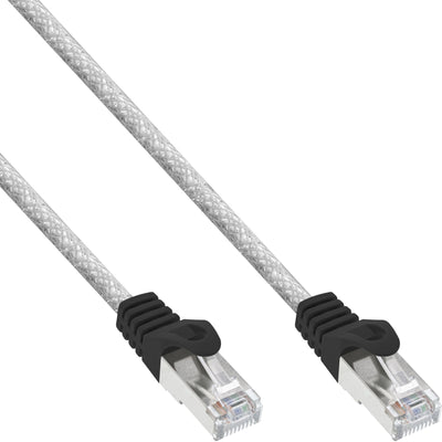 Inline Network Cable Sf/UTP CAT.5E Transparent 0,25M — image 1