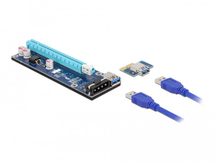 Delock Riser Card Pci Express X1 a X16 With 60CM USB Cable